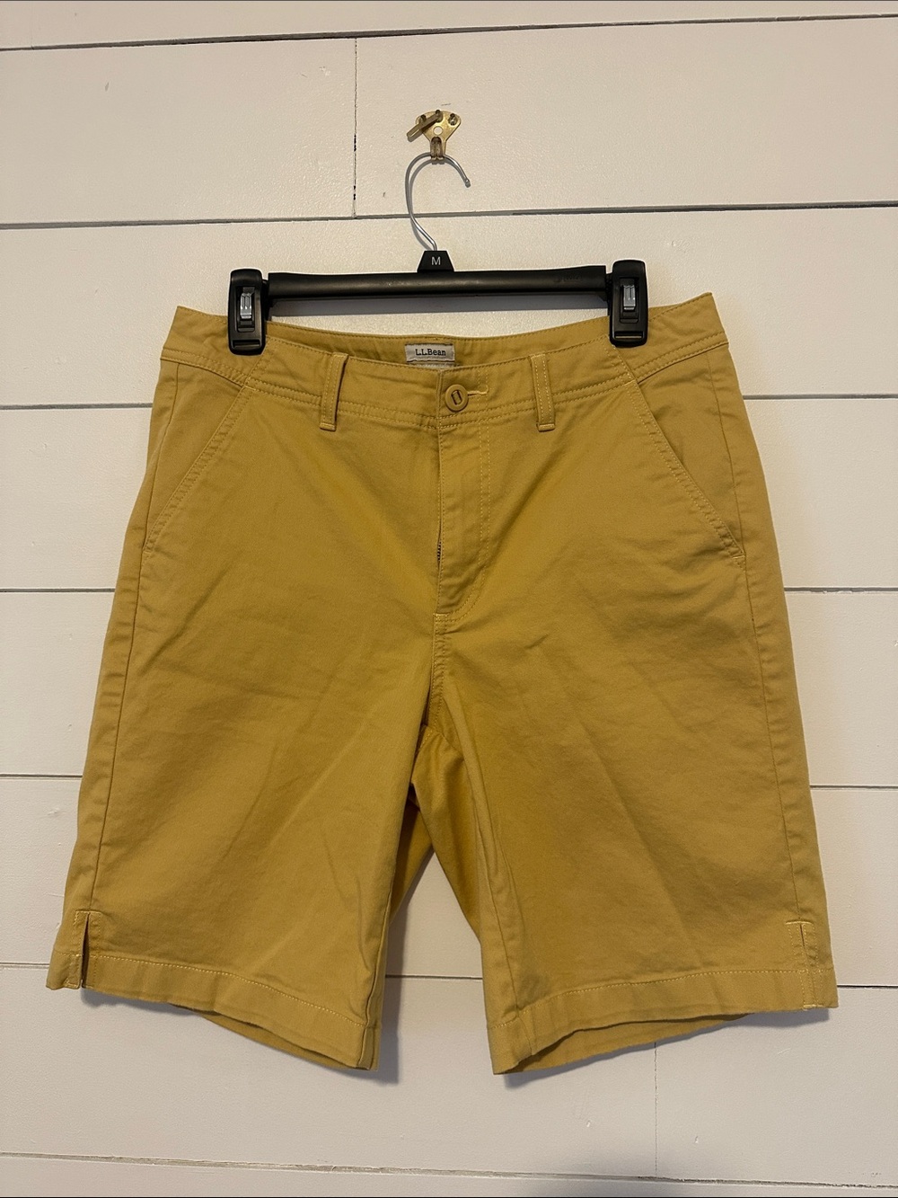 L.L. Bean Favorite Fit Flat Front Chino Shorts